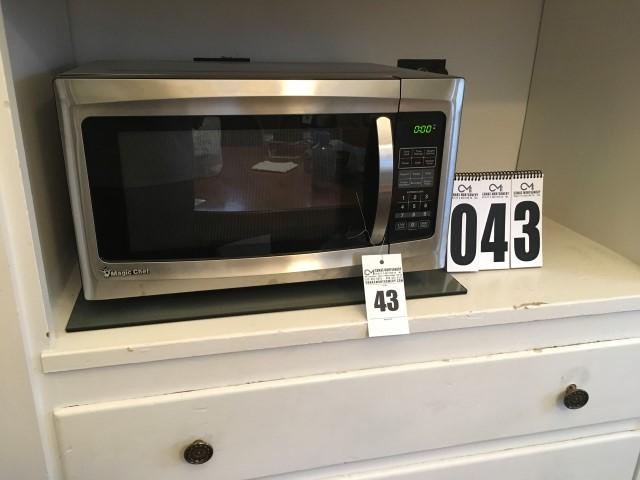Magic chef microwave, stainless steel 1.6 cu ft. model Hmm1611 ST