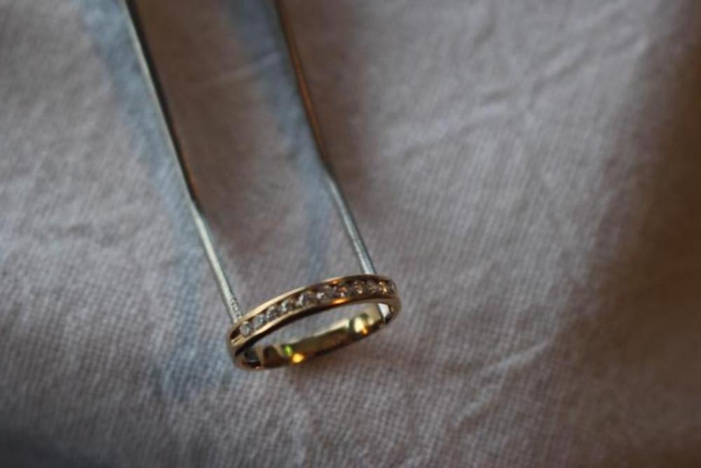 Ladies Diamond Anniversary Ring, Krumenacher Jewelers Appraised Retail Value: $895.00,