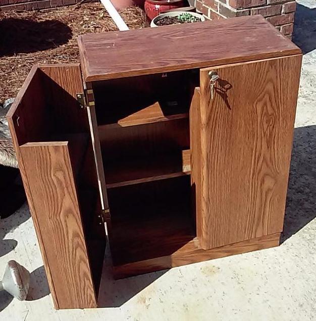 VHS/DVD Storage Cabinet