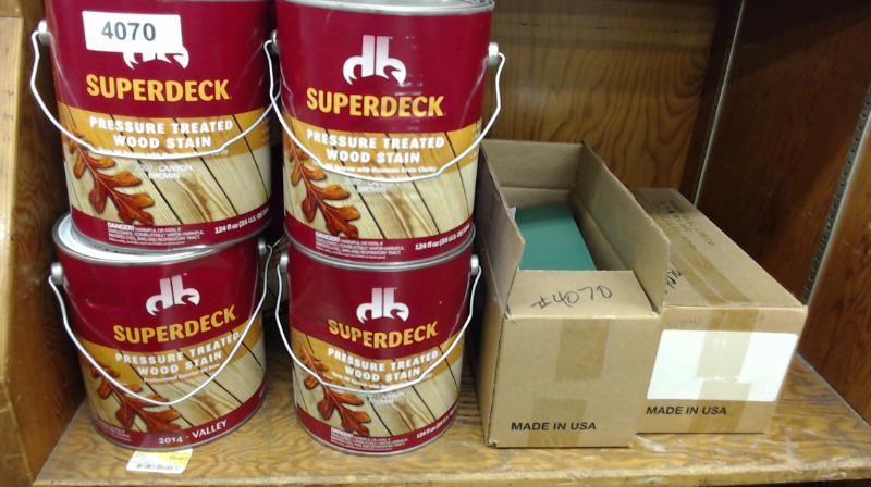 Deck Stain and Wood Filler