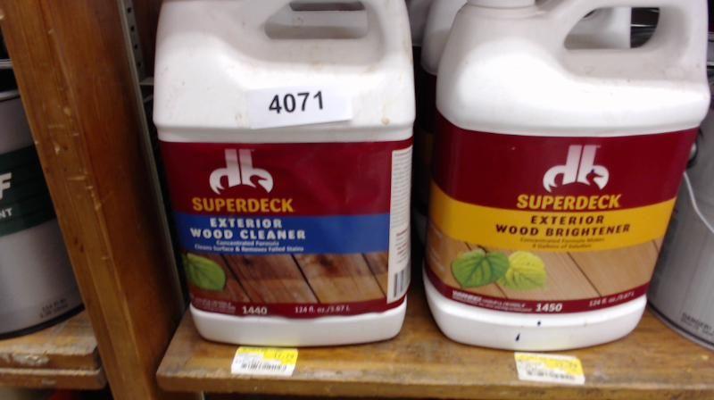 Deck Cleaner and Brightener