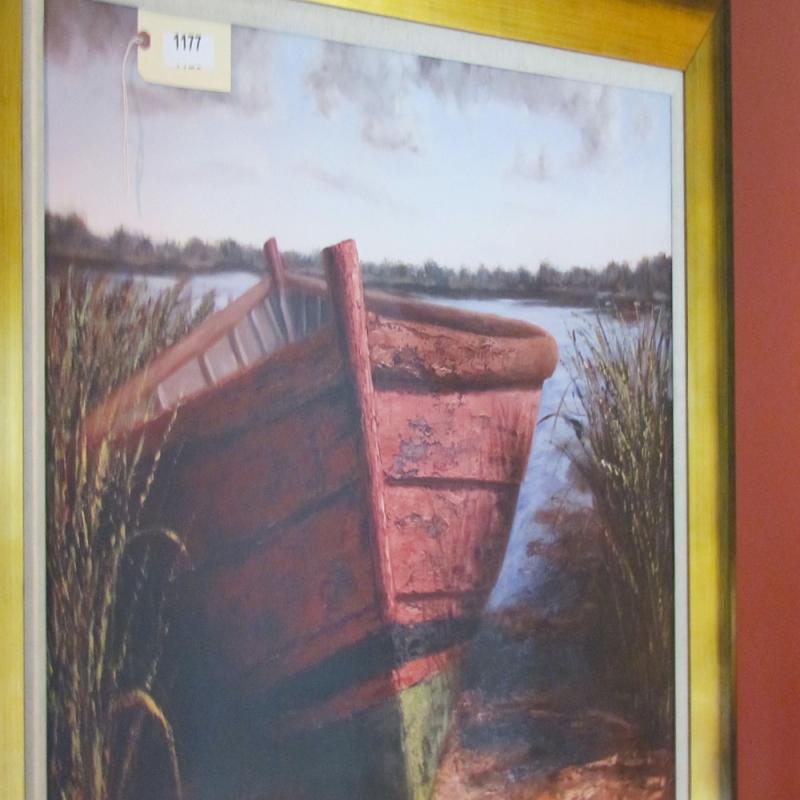 Hand Painted Approx. 3 Ft. x 4 Ft.
