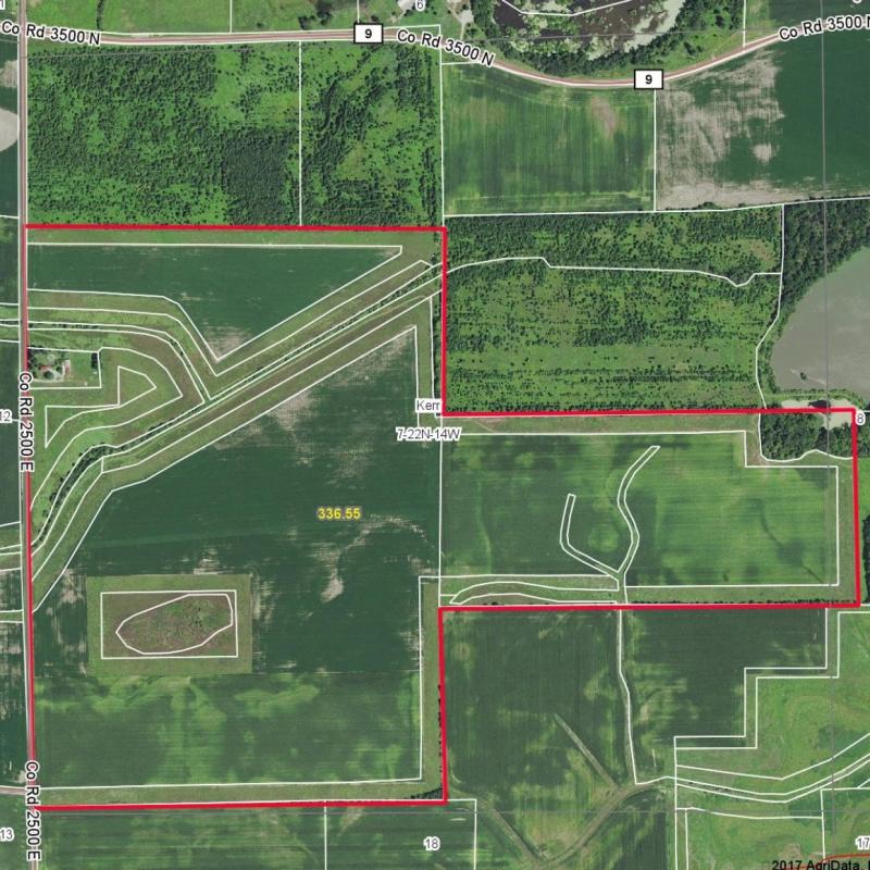 Tract 1:  336.55 Acres