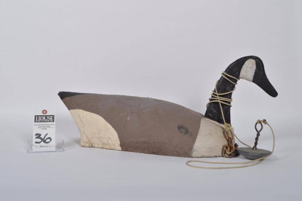 Wonderful collectible canvas Canada Goose by John Lupton, Sea Level, NC.