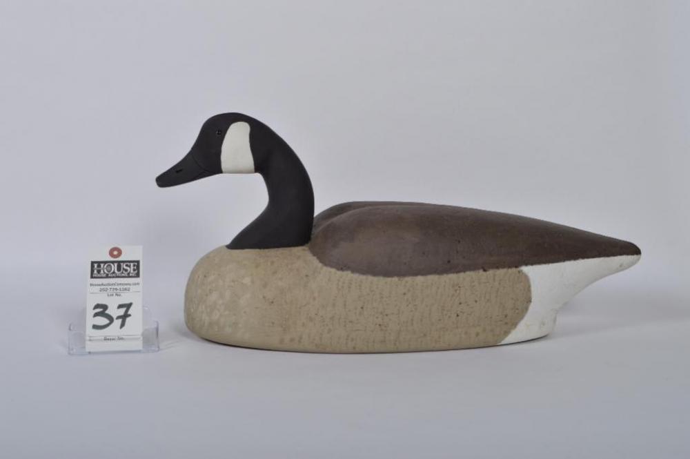 Fantastic cork Canada Goose made by Lambert Morris, Jr., Atlantic, NC