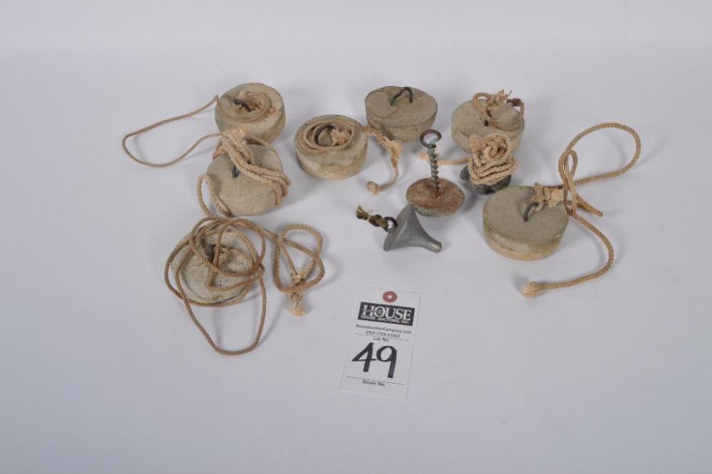 Terrific collection of collectible Core Sound weights made of lead and concrete.