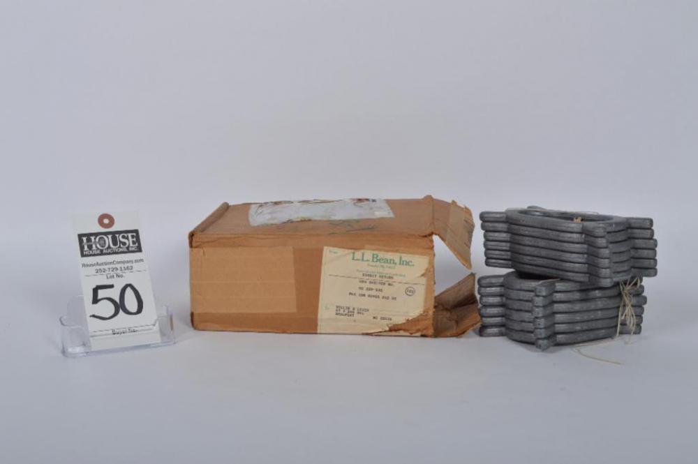 Fabulous lot of new decoy anchors made by L.L. Bean! One dozen in original packaging.