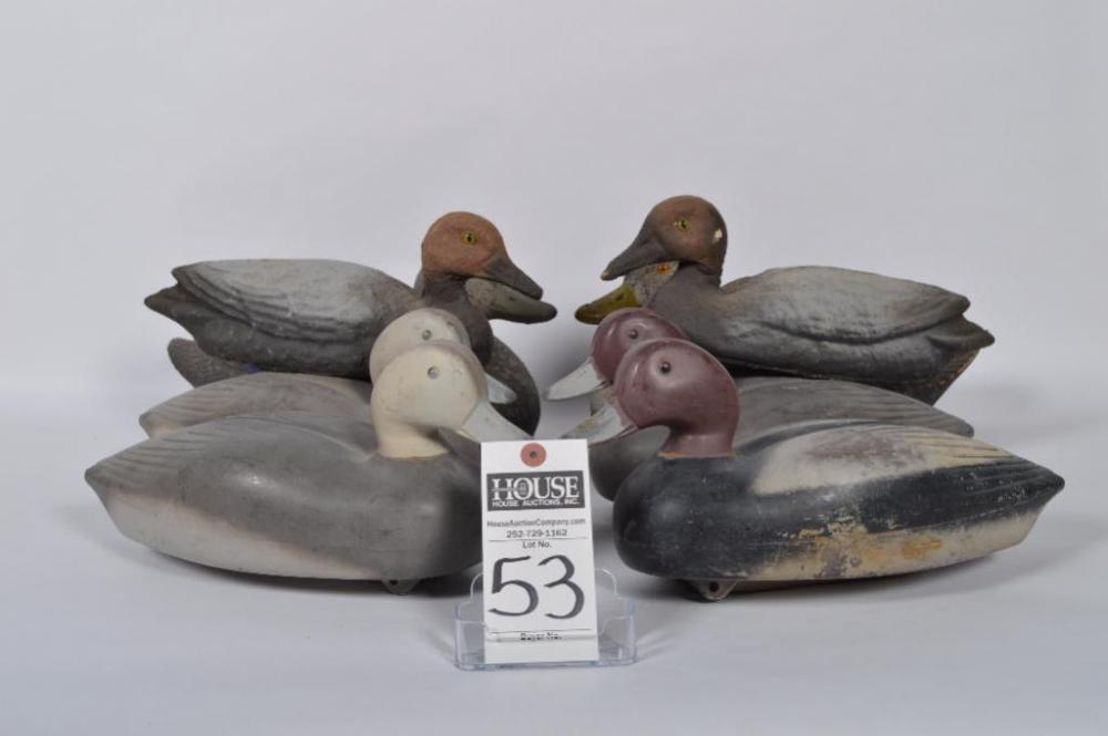 Great assortment of (8) collectible decoys from various factories, Carry-Lite, General Fibre Co., and more!