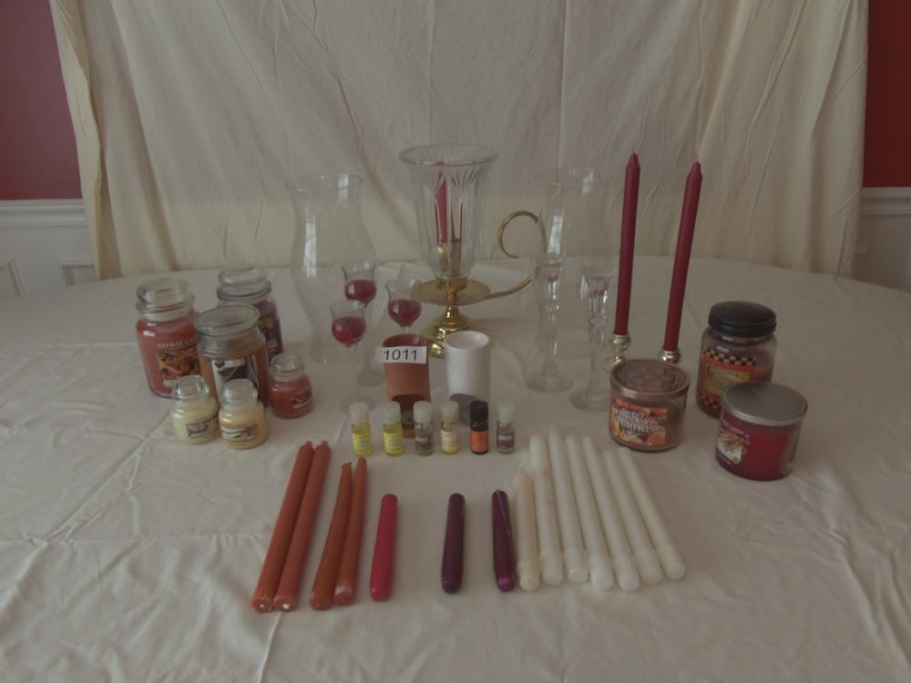 Hurricane candle sticks, candles and oil