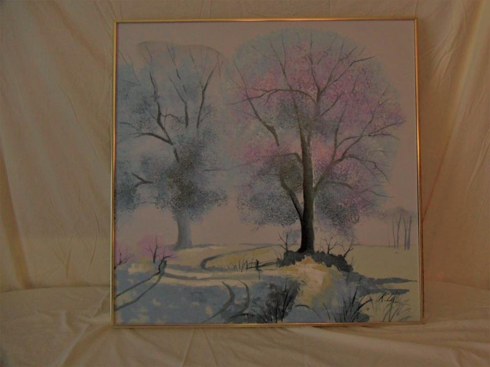 Canvas print -2 trees