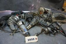 Electric drill, air cutting wheel, Porter cable sander, 2 heat guns & more