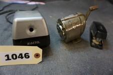 Xacto electric pencil sharpener, old vintage Boston pencil sharpener, stapler