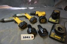 1-9.6 volt drill, 2-7.2 angle drill, 4 batteries & 2 chargers