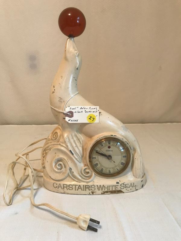 "Seal" Advertising Clock