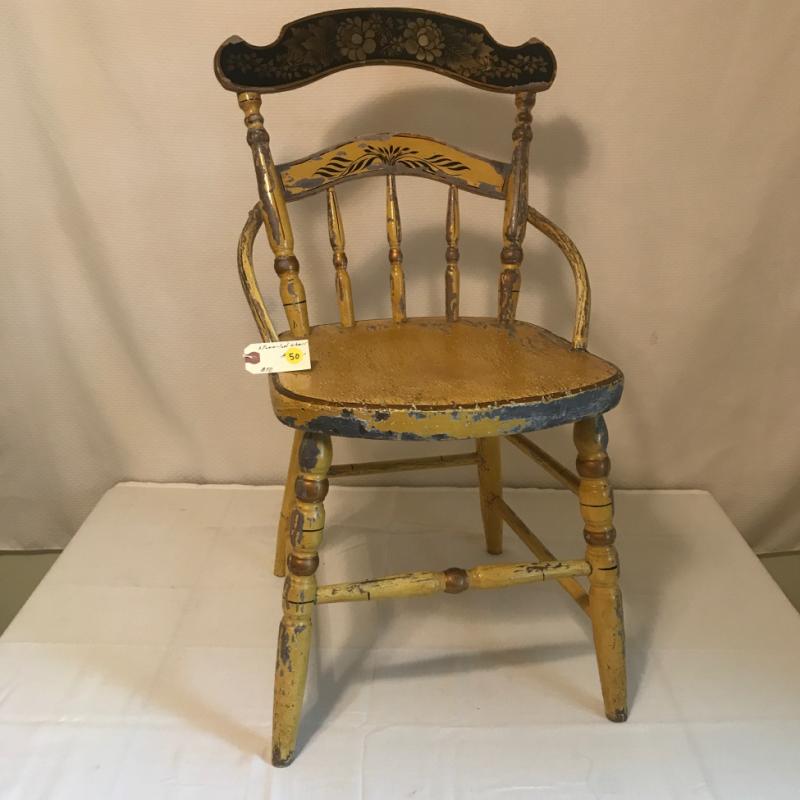 Stenciled Chair
