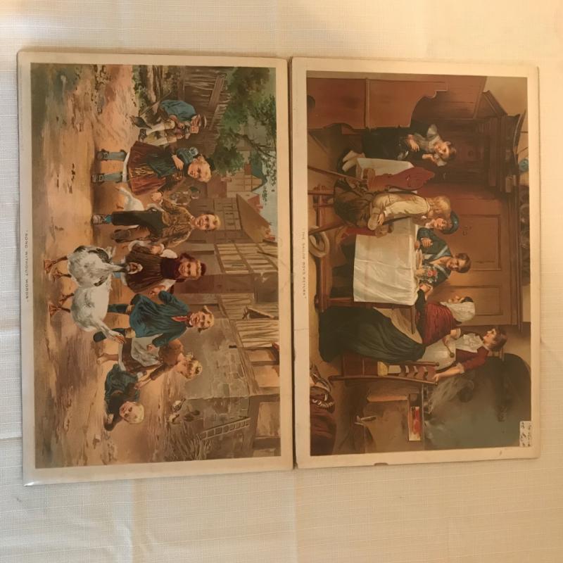 2 prints, Chicago Times-Herald Art Supplements