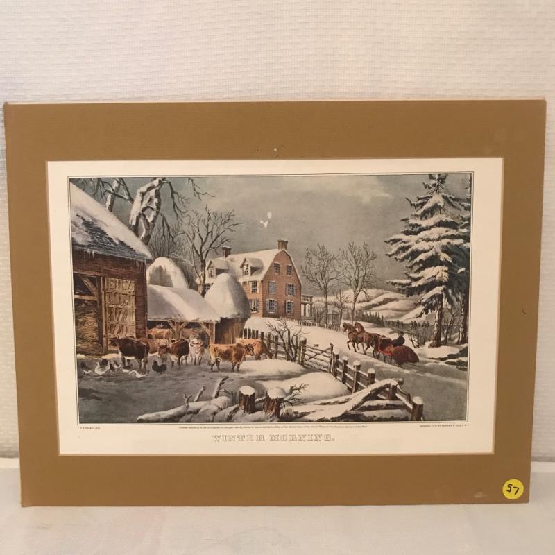 Currier and Ives print