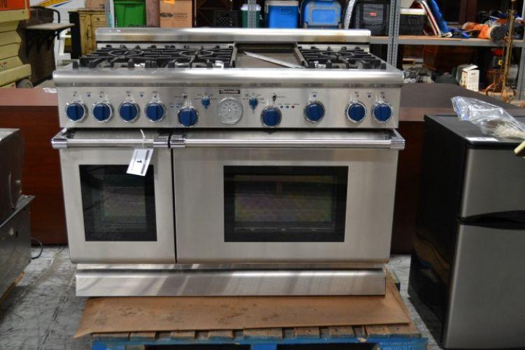 Thermador Professional - 32x48x36 - 6 Burner/2 Oven/Griddle, convection bake, convection broil, Serial Number - 39506008365800032