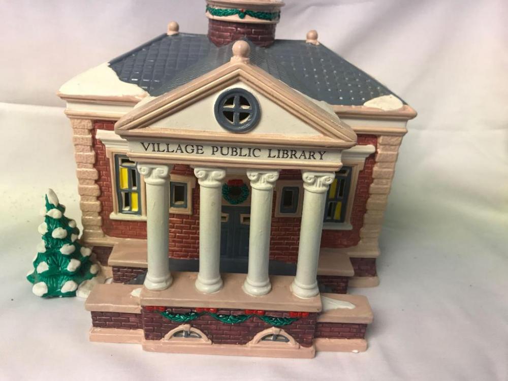 Department 56 "Village Public Library"; 5443-7