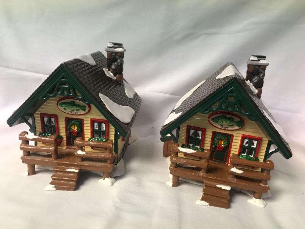 Department 56 "Fisherman's Nook Cabins", Set of 2; 5461-5
