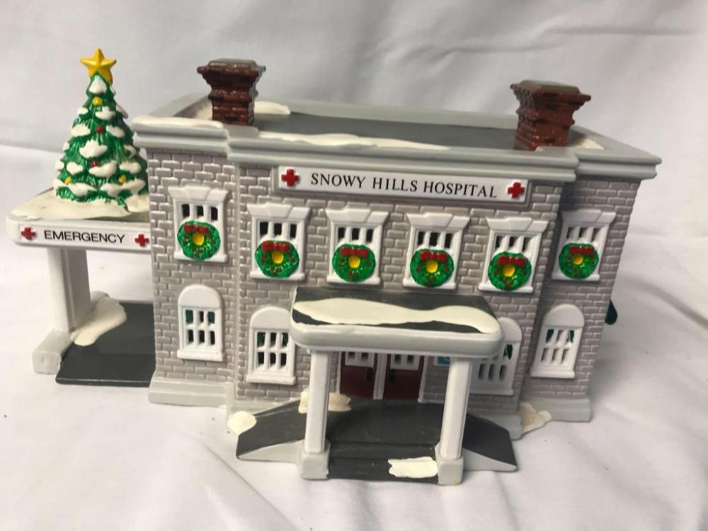 Department 56 "Snowy Hills Hospital"; #5448-8, 1993