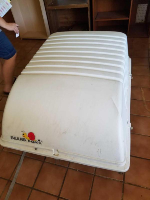 Cargo luggage carrier for top of car