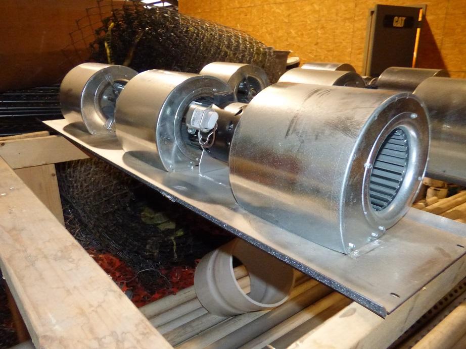 3 Motor Air Curtain Replacement Fans - 59" Long