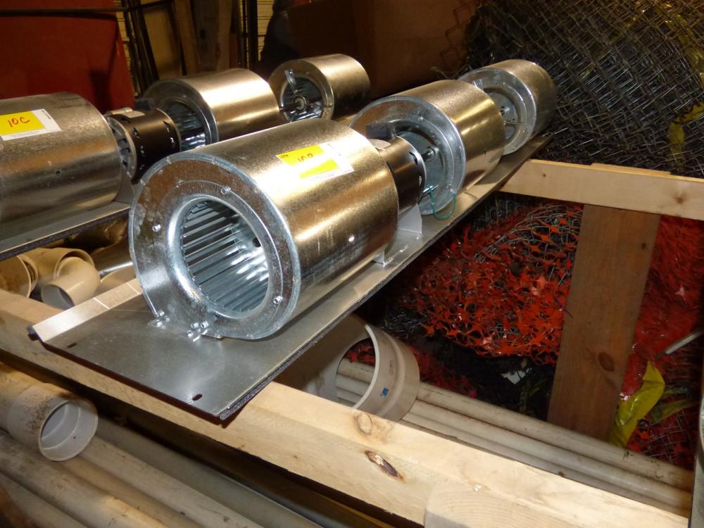 3 Motor Air Curtain Replacement Fans - 59" Long