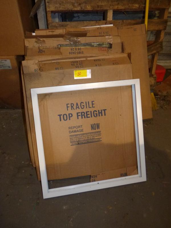 24"x 24" x 4" Register vent frames ( new in box)
