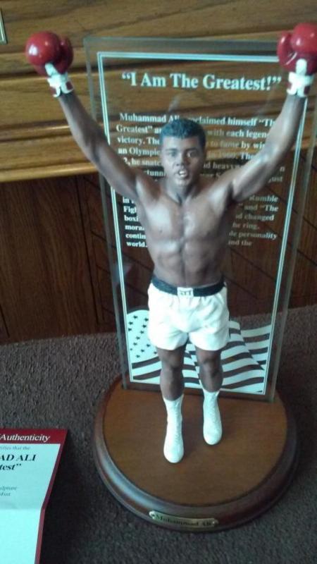 Muhammad Ali Statue "I Am The Greatest", Serial #2377, with Certificate of Authenticity