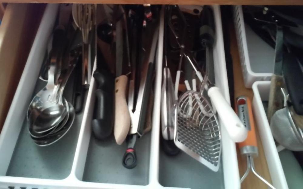Contents of Drawer: Assortment of Kitchen Utensils