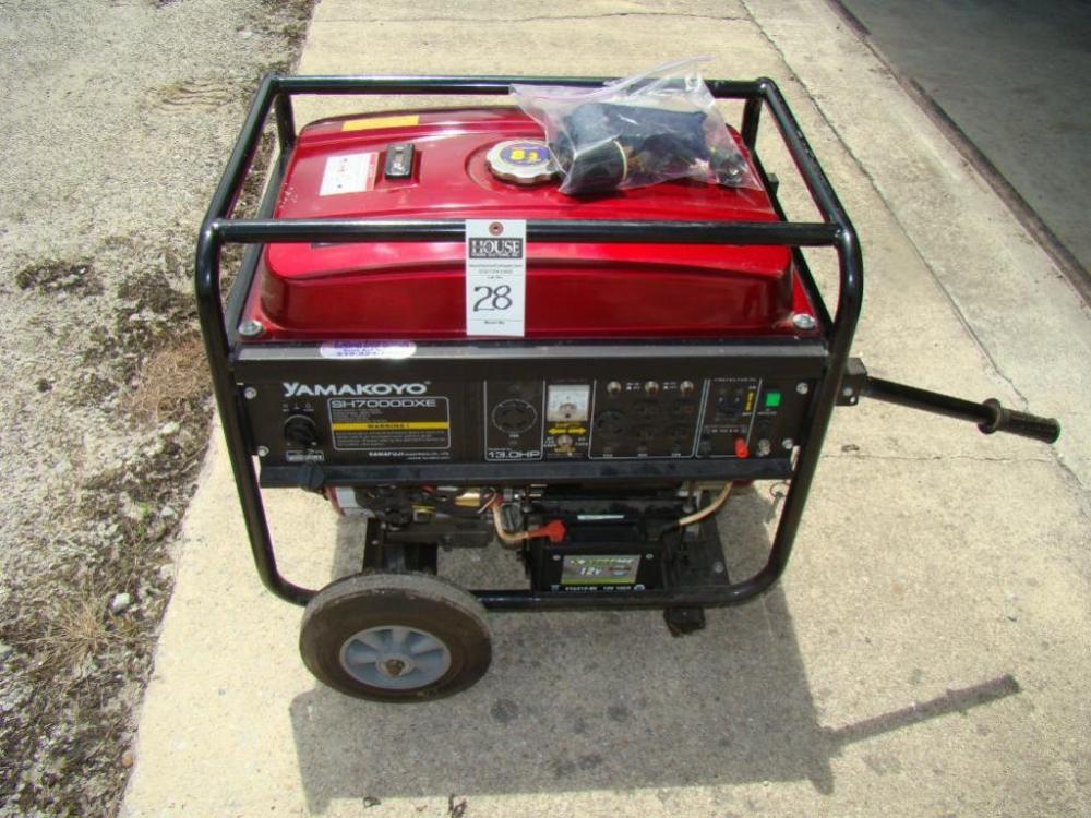 YAMAKOYO Electric Start 7 KW Generator. Gas Powered by YAMAKOYO 1300 Engine. Cranks & runs great.