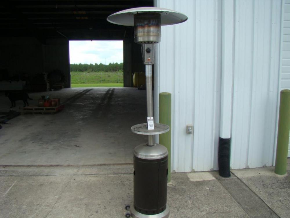Outdoor Patio Heater - portable propane heater. Includes 5 gal. propane tank, in working order