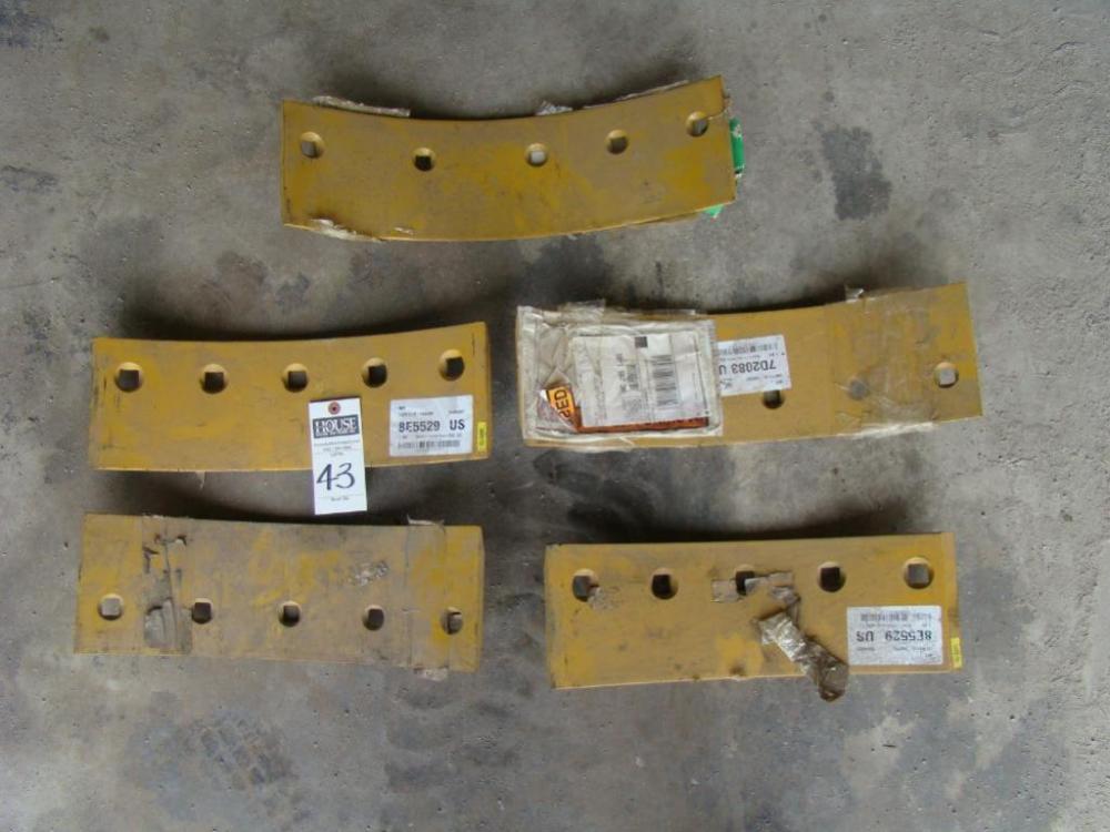 Five (5) Motor Grader End Cutting Replacement Blades., Approximately 18 in. x 6 in.