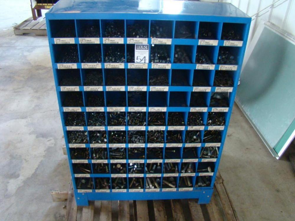 72 Drawer DURHAM MFG. CO FASTENAL Storage Cabinet, 12" x 34" x 47-1/2", with contents
