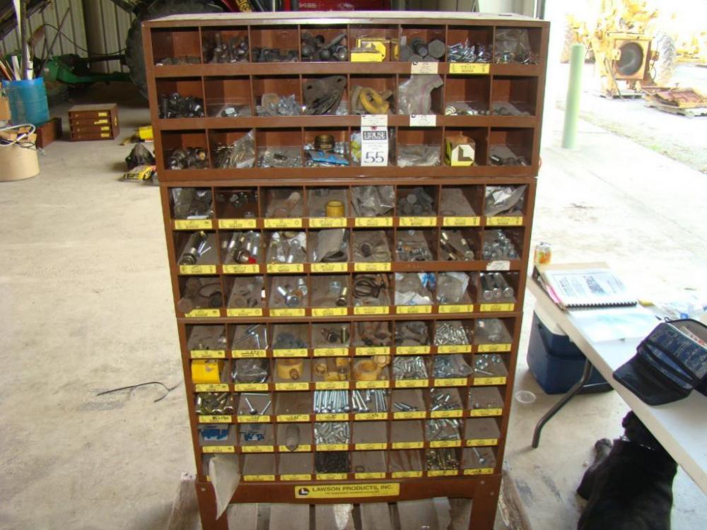 LAWSON 88 Drawer Storage Cabinet, 12" x 34-1/2" x 62", with contents