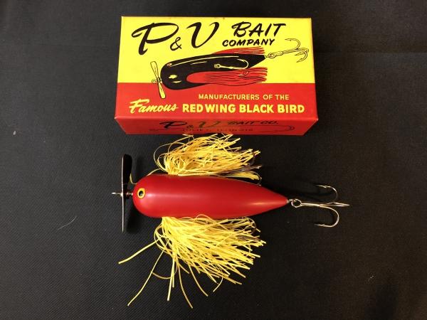 P&V Bait Company Red Wing Black Bird