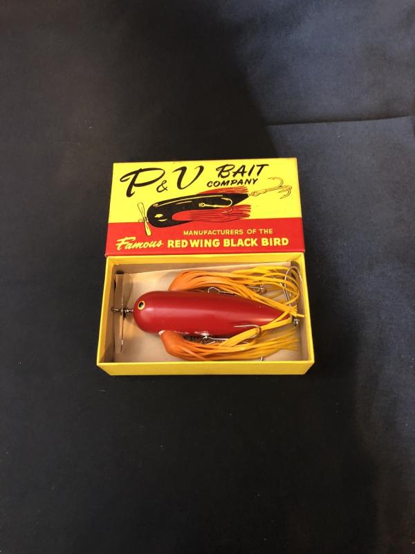 P&V Bait Company Red Wing Black Bird