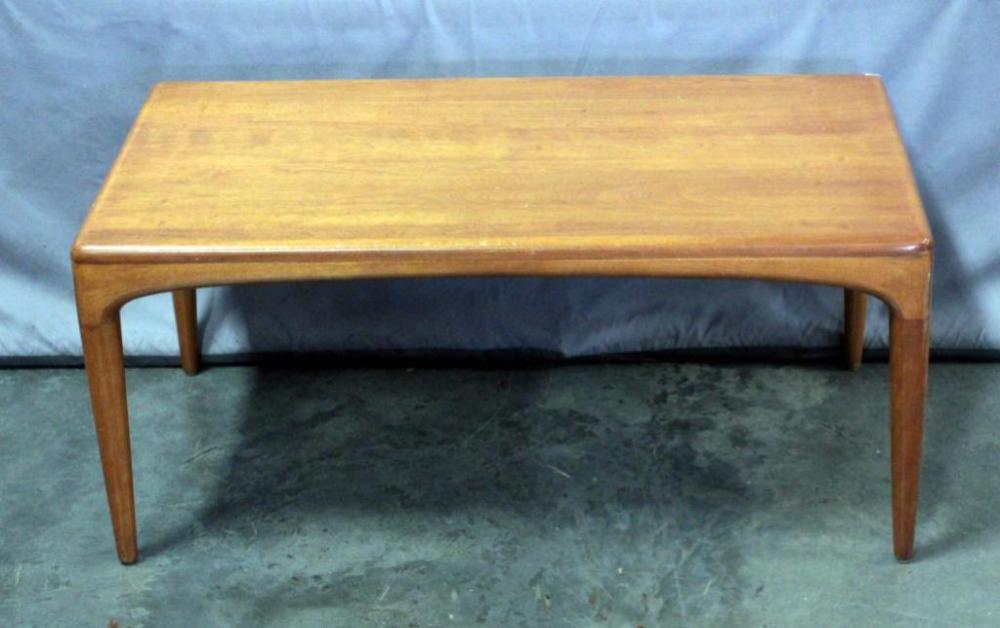 Mid-Century Blonde Coffee Table, Matches Lot 35, 36"W x 16"H x 19"D