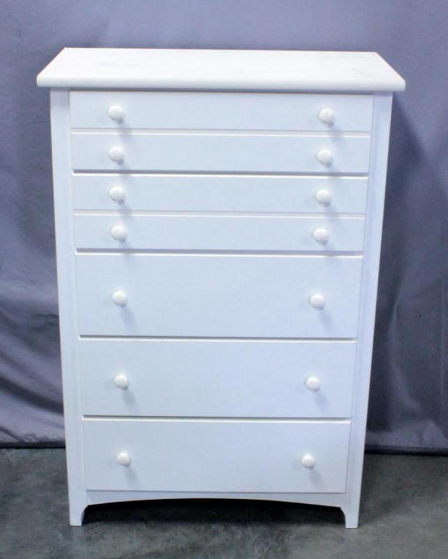 Five-Drawer Chest Of Drawers, 34"W x 50"H x 17.5"D
