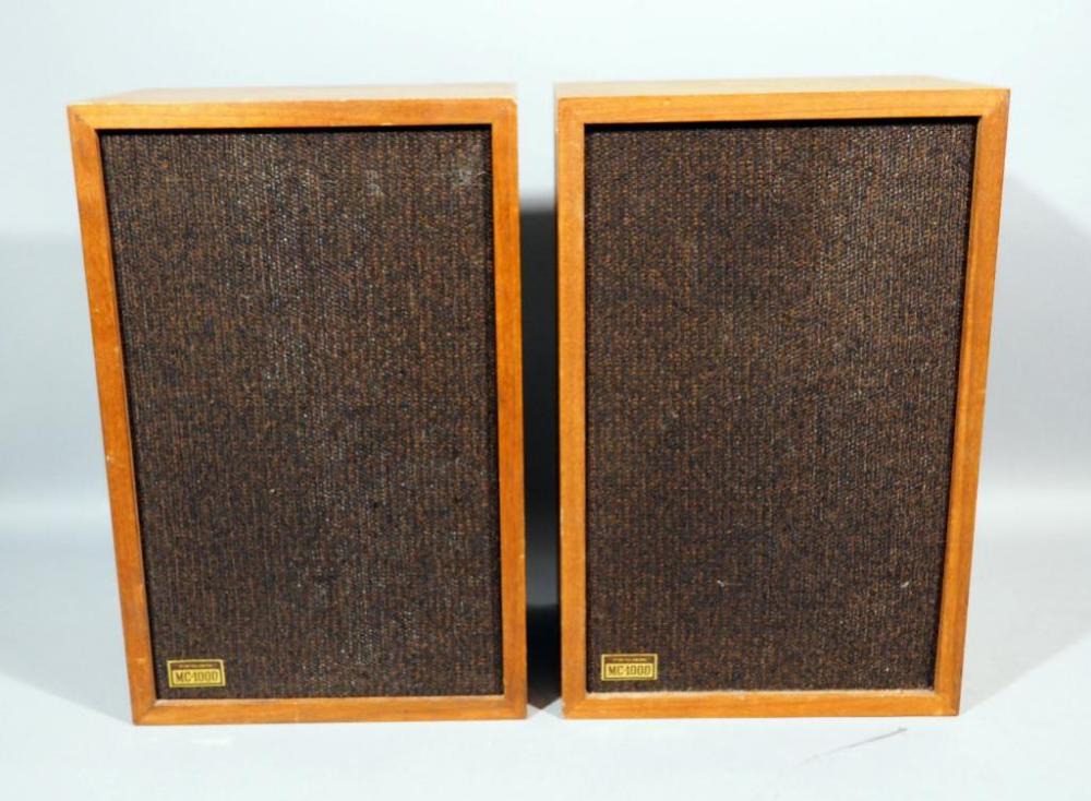 Realistic MC1000 Bookshelf Speakers, Qty 2, 10.5"W x 16.5"H x 7.5"D