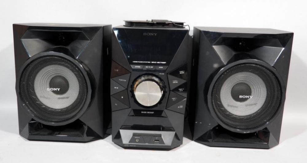 Sony Home Audio System, Model MHC-EC719iP, Powers Up
