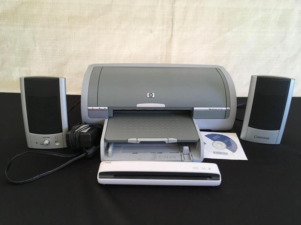 HP Deskjet 5150, Neat Scanner & Gateway Speakers
