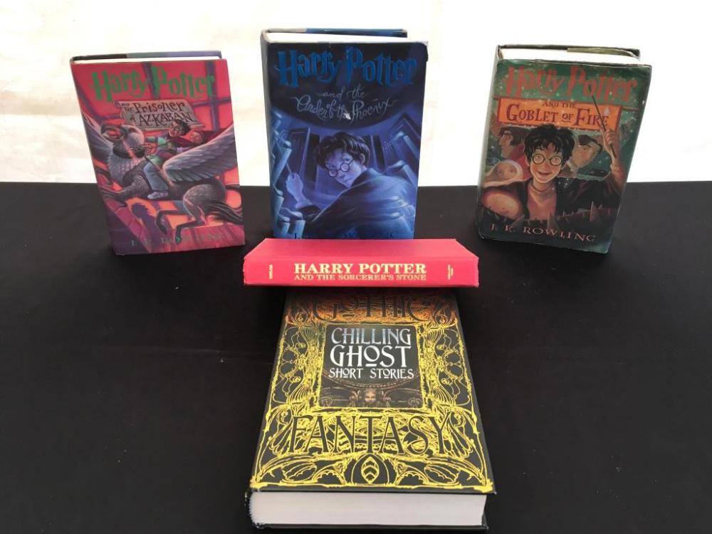 Assorted Harry Potter Books & Chilling Ghost Stories