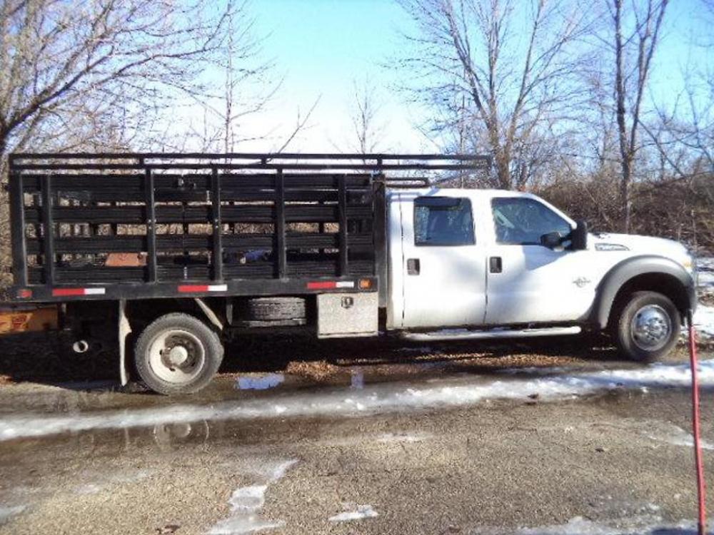 2012 F-450 Super Duty Quad Cab Stake Bed Truck, VIN: 1FD9W4GTXCEA98423, 134,150 Miles,