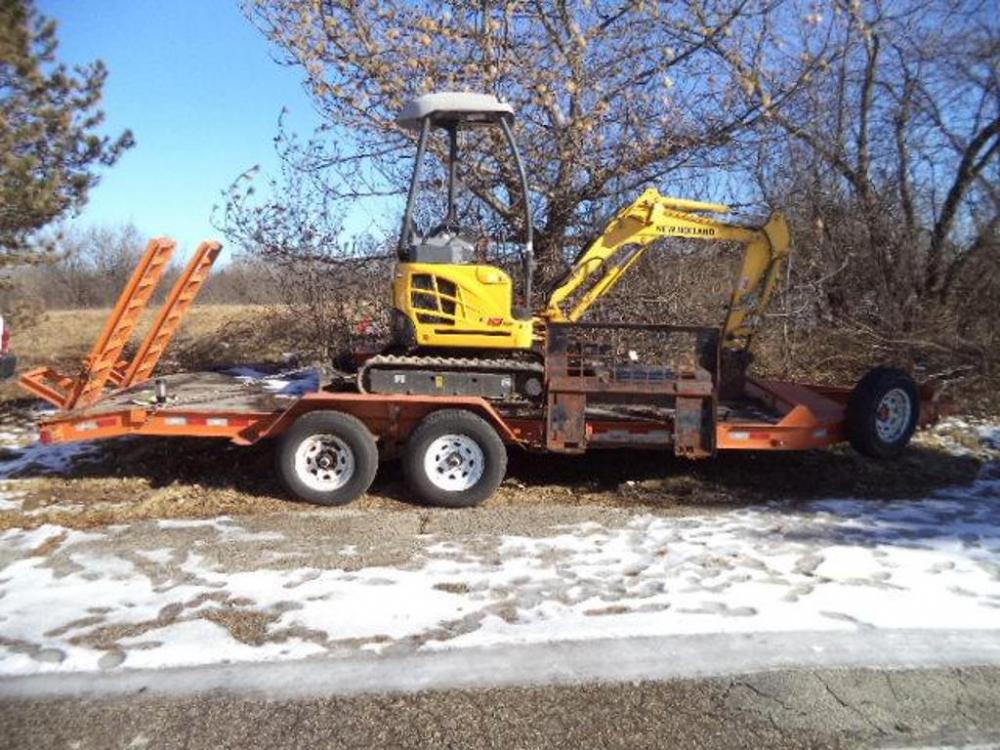 2016 Hudson Bros. Tandem Axle Equipment Trailer, MDL: HSE18, VIN: 10HHSE180G2000065,