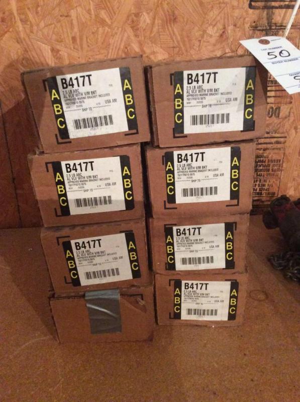8 New 2 Lb Fire Extinguishers