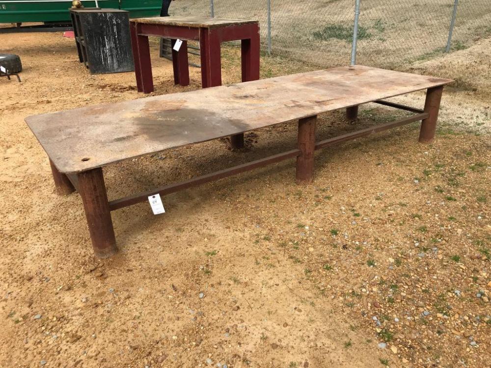 10 Foot Steel Work Table